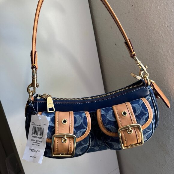 Coach Ashton bag in signature denim CY700 NWT - Picture 2 of 4